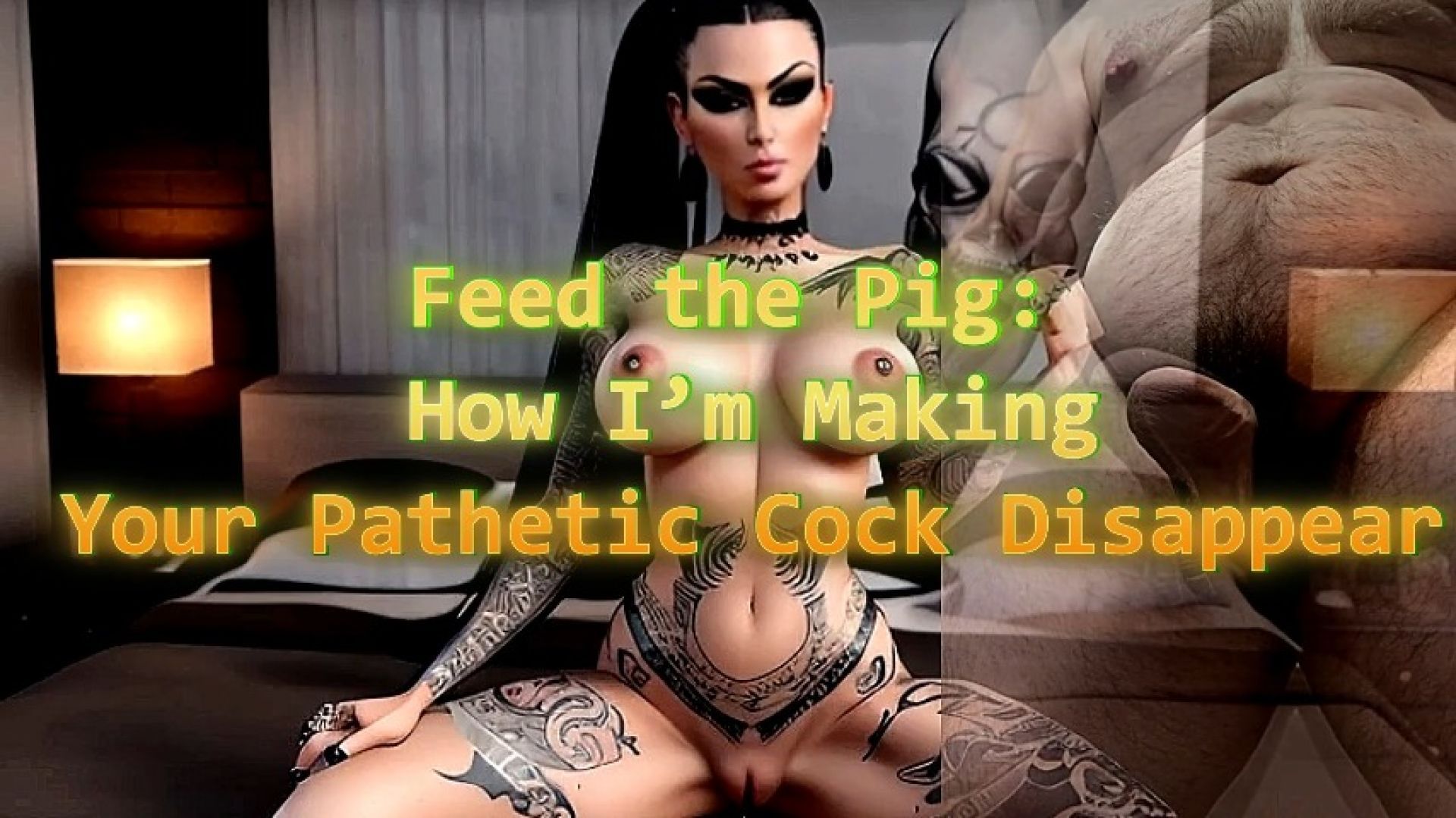 SHE:Feed the Pig How Im Making Your Pathetic Cock Disappear