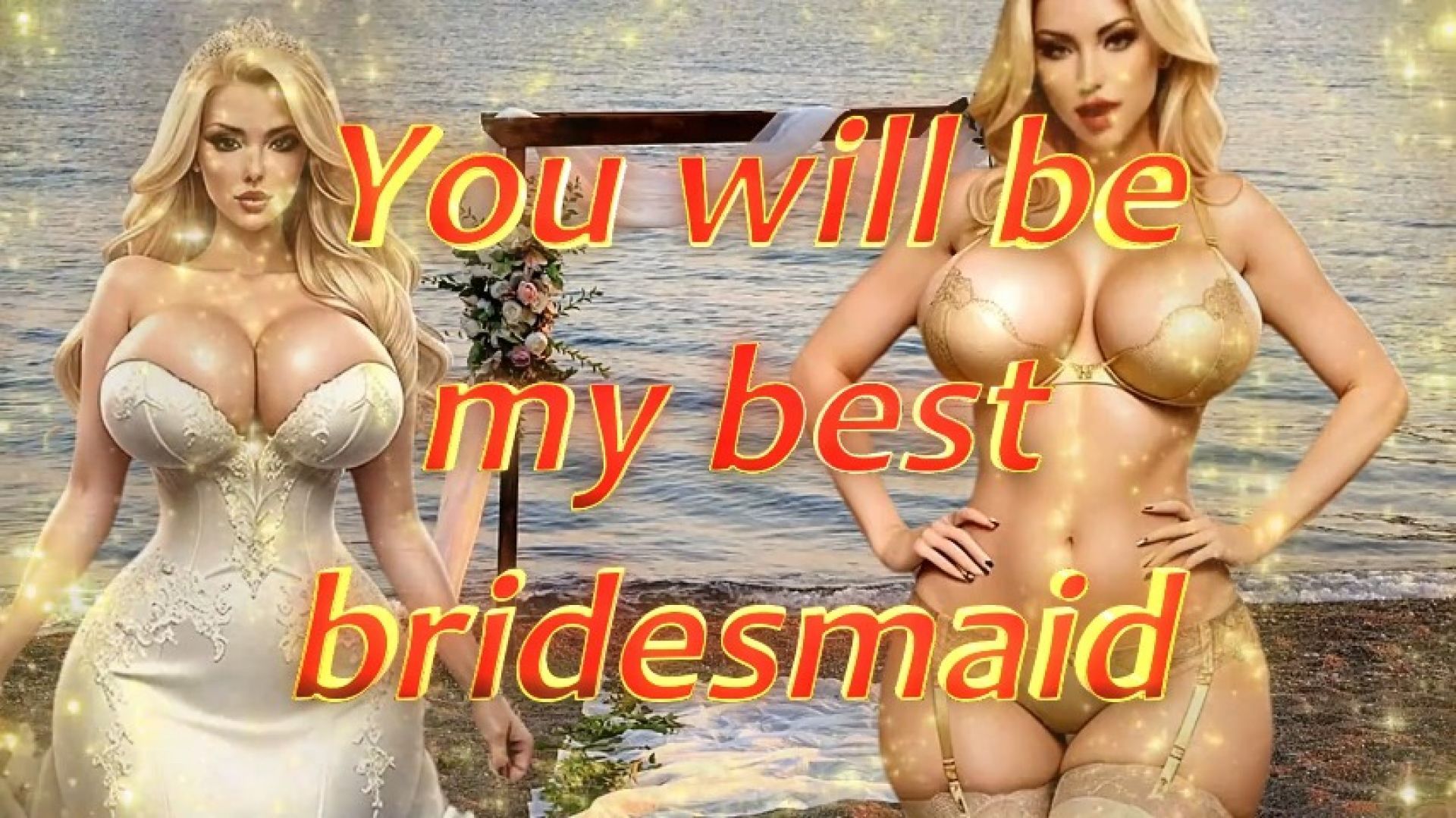 You will be my best bridesmaid