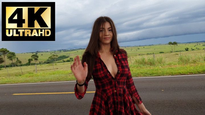 4k sloppy blowjob cum tits mouth public