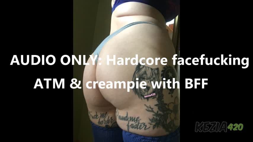 AUDIO: Hardcore Facefucking ATM Creampie