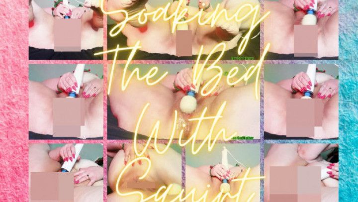 Horny BBW Soaking The Bed With Squirt