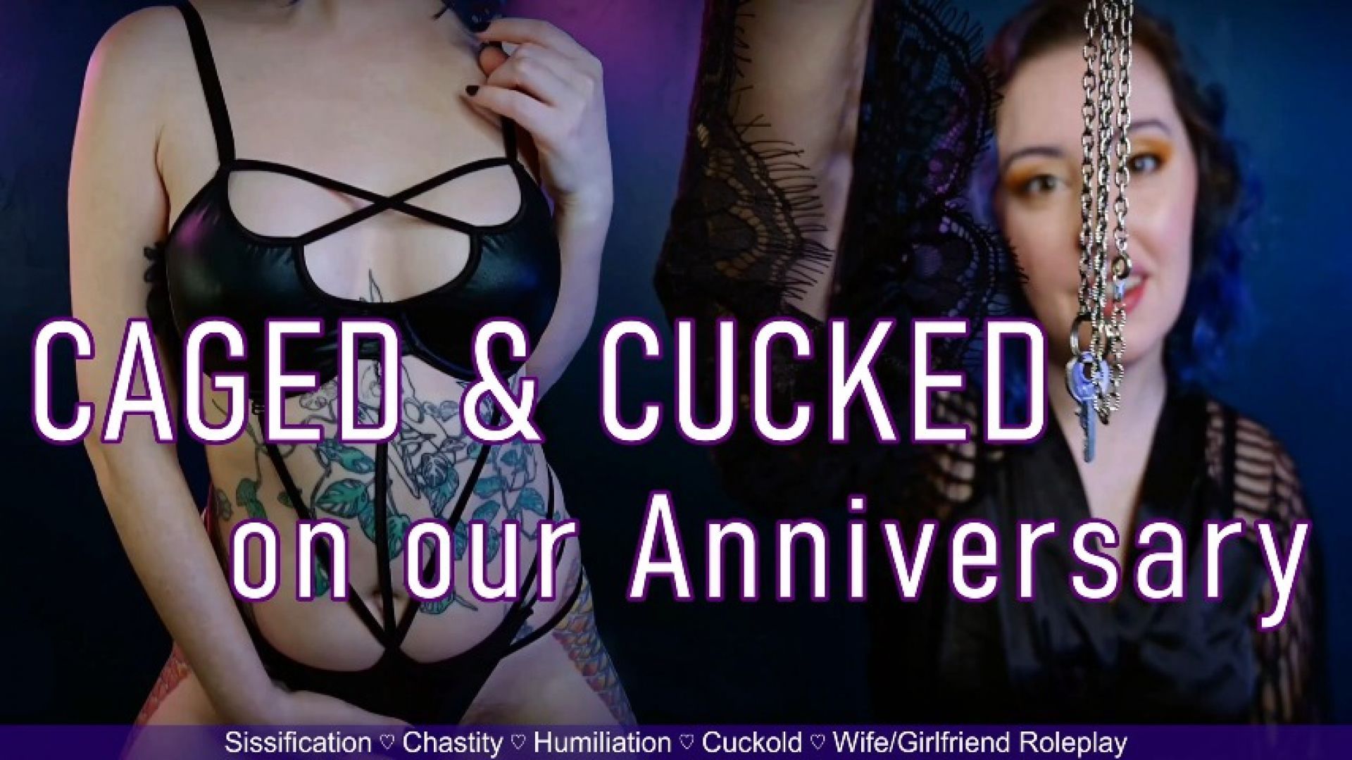 CAGED &amp; CUCKED ON OUR ANNIVERSARY - Chastity Sissification