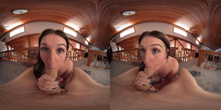 VR 8K* Jenn Cameron - Step-Mom Uses Step-Son For Virtual BJ