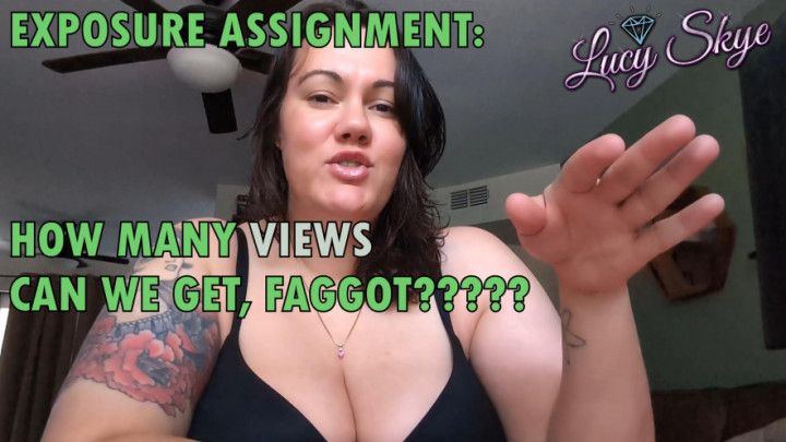 How Many Views Can We Get, Faggot