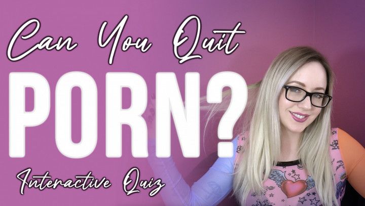 Can You Quit Porn