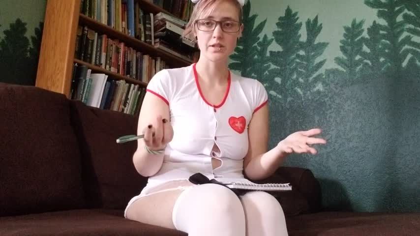 ASMR Nurse Needs Semen Sample Joi