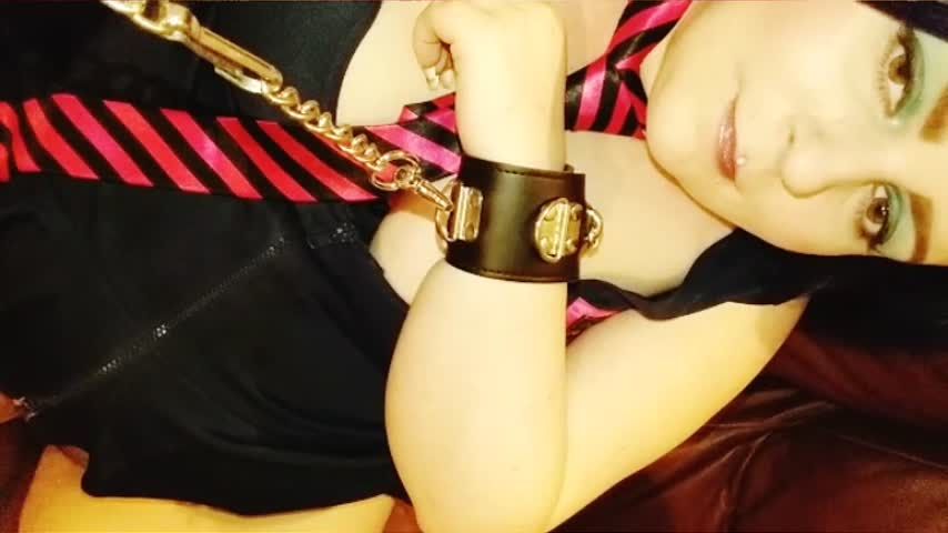 Getting My Bare Pussy Spanked Hard