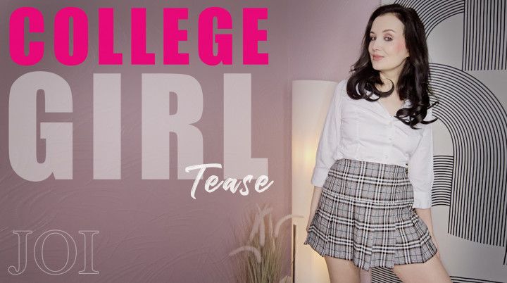 College tease JOI