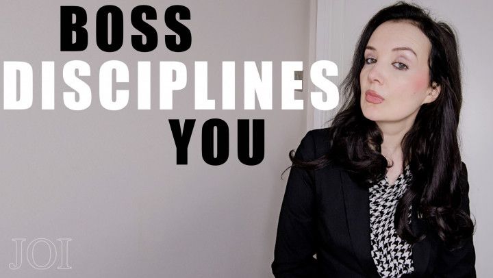 Boss disciplines you JOI