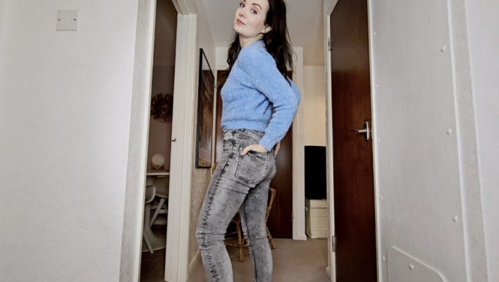 Pee humiliation turned pee arousal jeans wetting