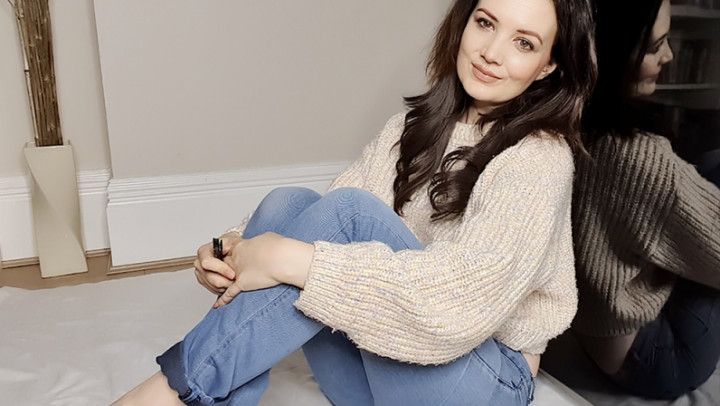 Jeans JOI  peeing wetting