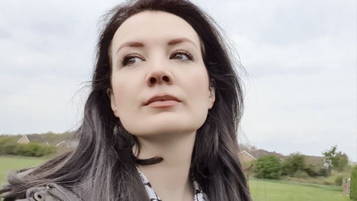 Outdoor silk panties wetting peeing