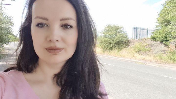 Standing bus stop panty wetting peeing