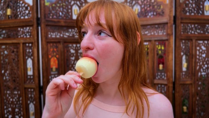 Taste Testing TikTok Viral Peach Ice Cream
