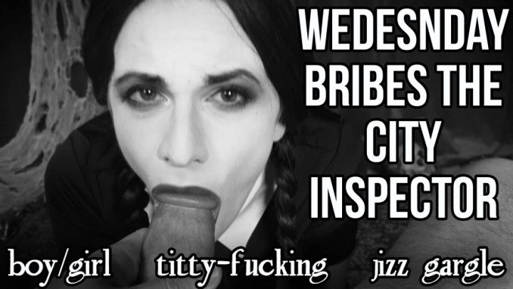 Wednesday Addams Boy/Girl Blowjob