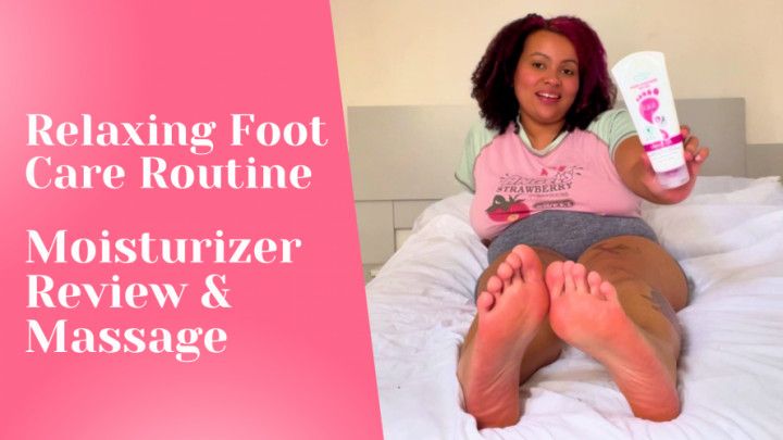 Cutiepiiecurvy - Relaxing Foot Massage & Moisturizer Review