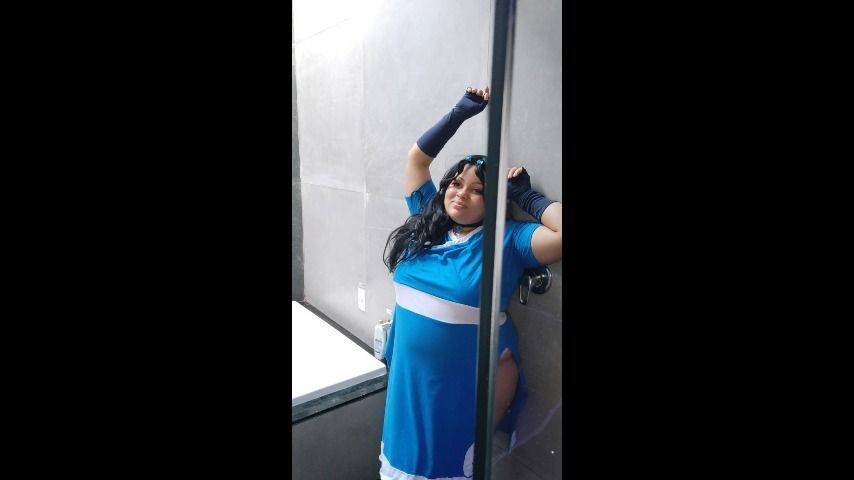 BBW Katara Cosplay Photoshoot Making Off