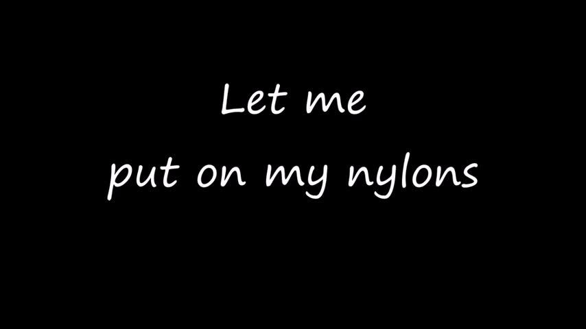 Stockings nylons thighhigh MILF