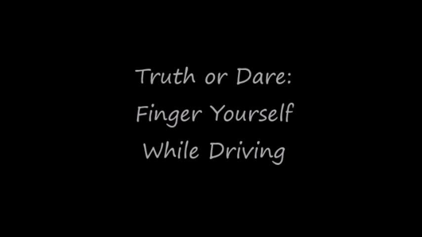 Fingerbang while Driving #public