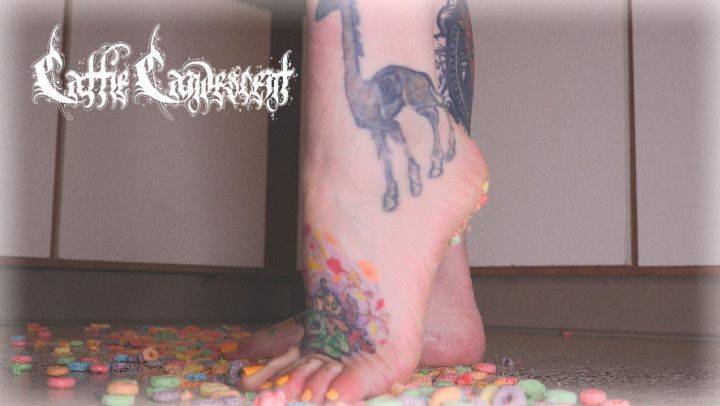 ASMR Barefoot Cereal Mashing