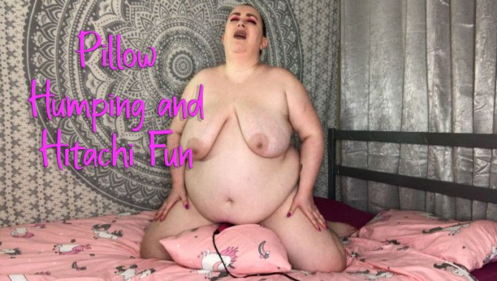 BBW Pillow Humping and Hitachi Fun