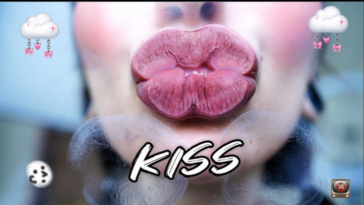 Sensual Wet Choco kiss +Spit fetish