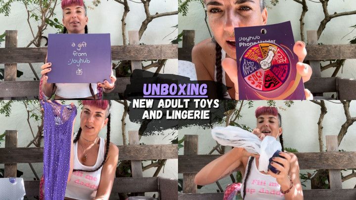 SFW Unboxing New Adult Toys and Lingerie