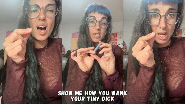 JOI SPH- Show Me How You Wank Your Tiny Dick