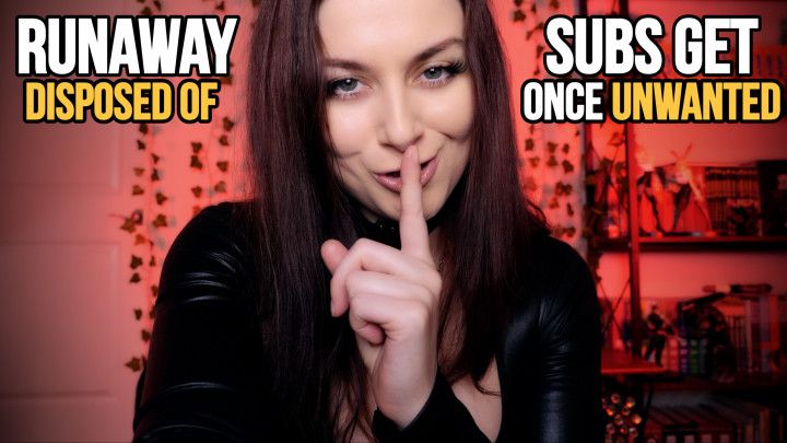 RUNAWAY SUBS GET DISPOSED OF ONCE UNWANTED 4K - ELLIE IDOL
