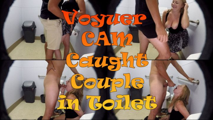 Voyuer CAM Caught Couple in Toilet