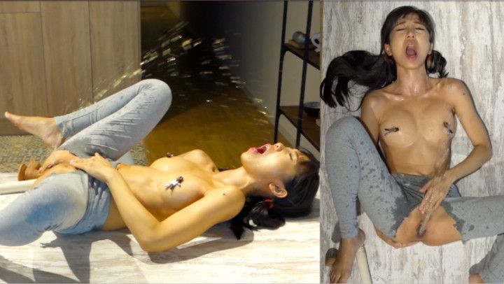 Wet Squirts Orgasm on Face &amp; Mouth