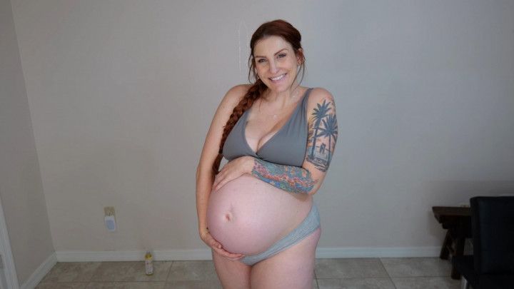 38 weeks pregnant and Feeling Huge SFW