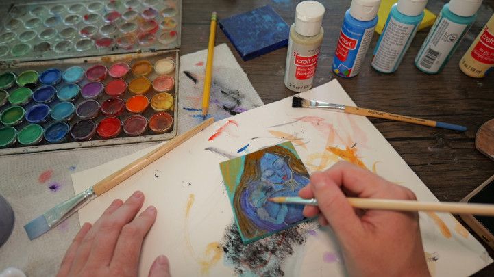Enjoying Creativity Painting