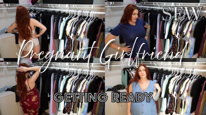4-Pregnant Girlfriend Getting Ready SFW