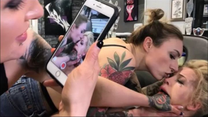 TATTOO SLUTS Rough up Council BITCH