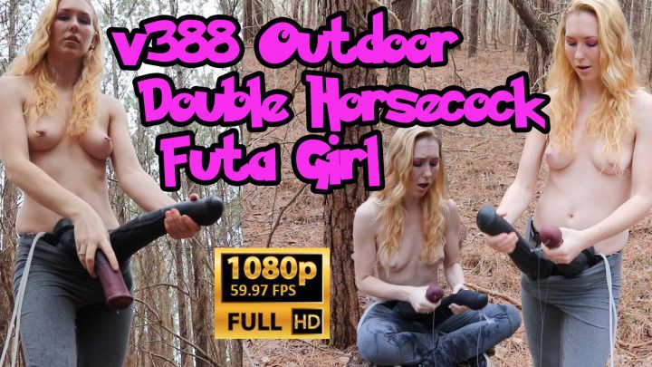 v388 Outdoor Double Futa Girl
