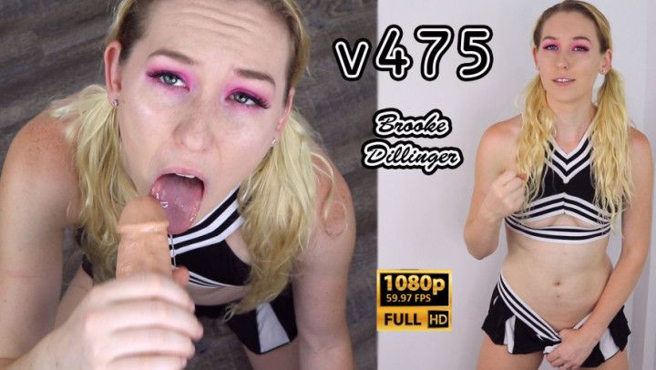 v475 Cheerleader JOI and POV Blowjob
