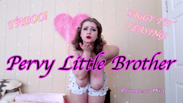 step-Sister's Saggy Tit Tease