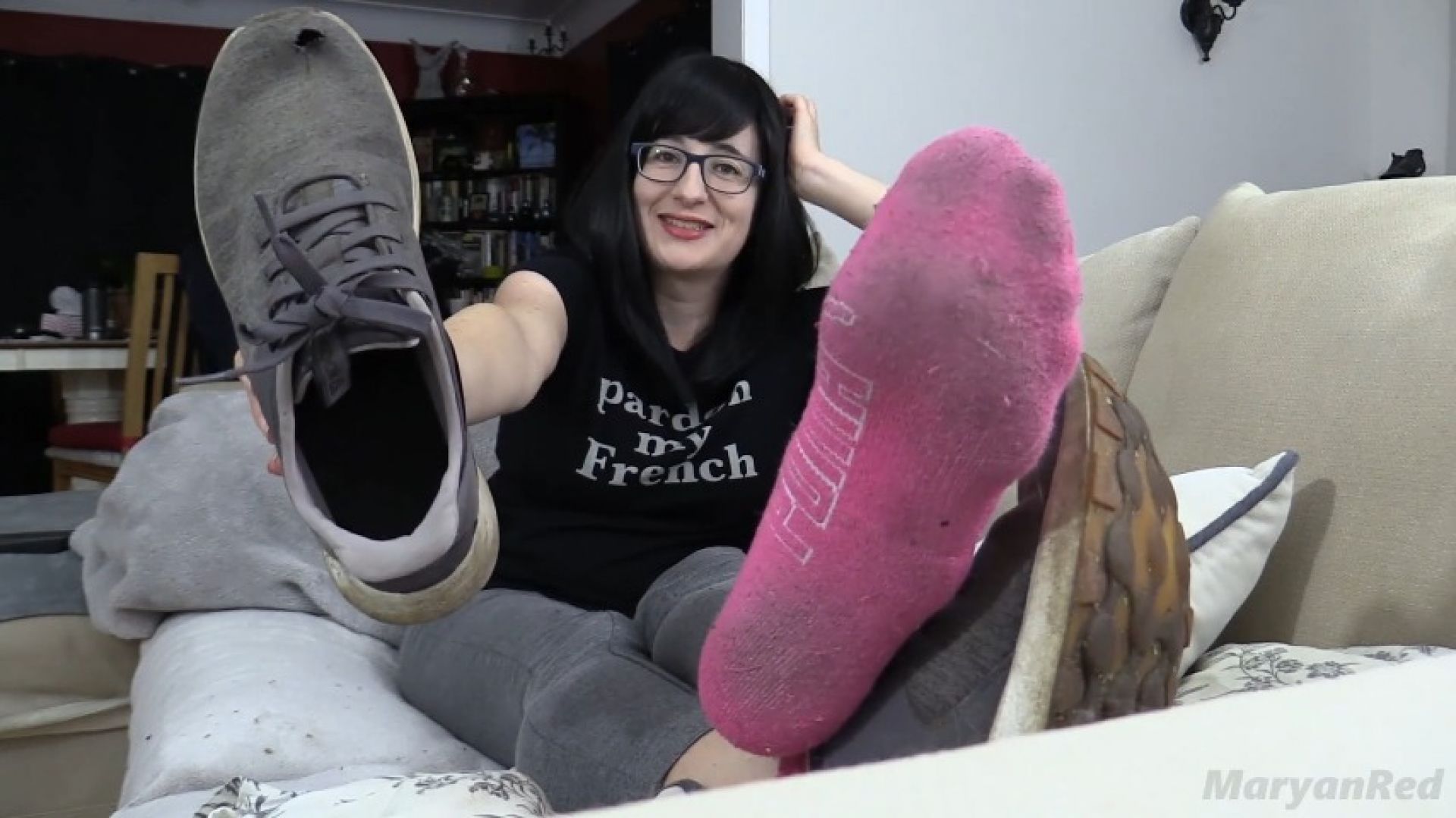 Pink socks humiliation
