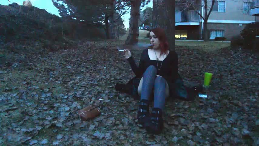 Smoking and flashing public