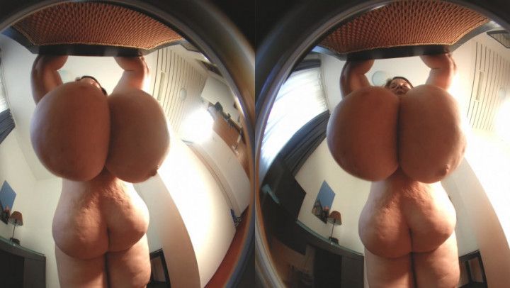 VR180 - Lexxxi's Giant Tits from Below