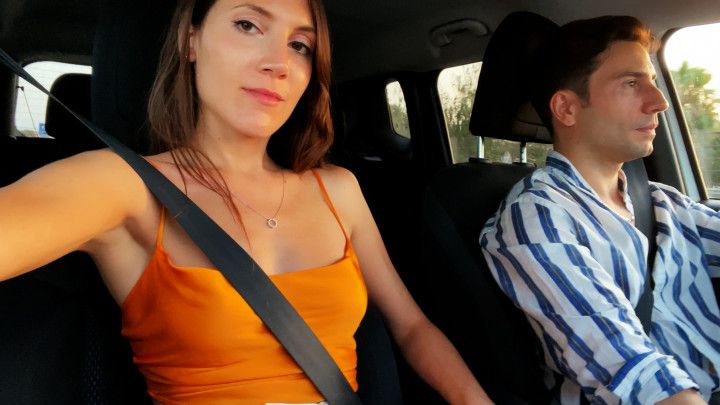 Handjob While Driving