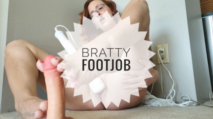 Bratty Footjob