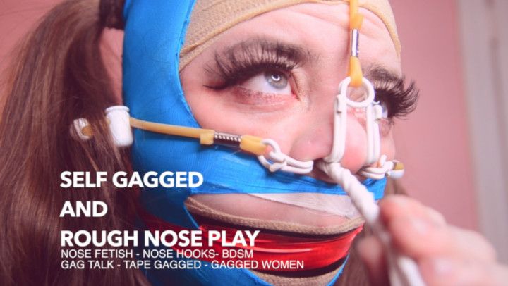 Tape Gag and Extreme Nose Fetish