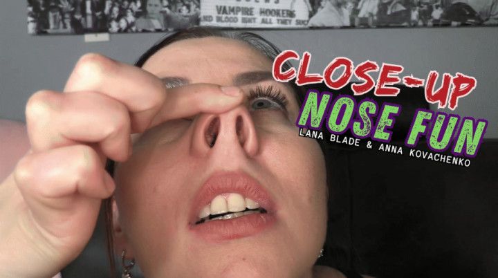 Lana and Anna's Nose Fetish and Play