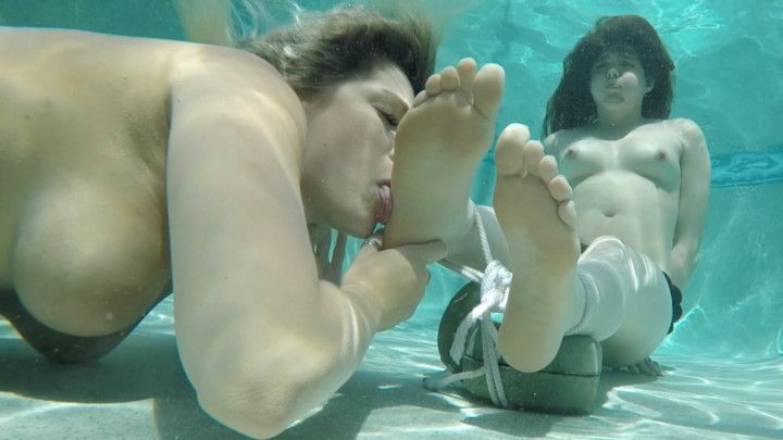 Nikki &amp; Sadie Lesbian Foot Fun PART 2