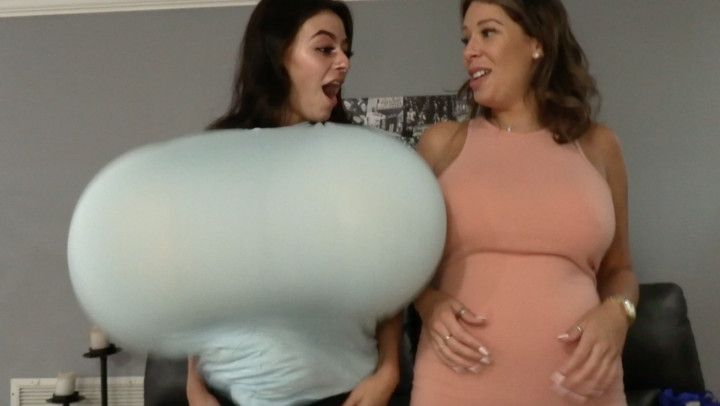 Teen Grows Giant Tits With Help From step-Mom