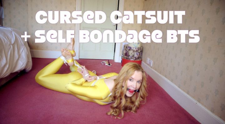 The Cursed Catsuit plus self-bondage BTS