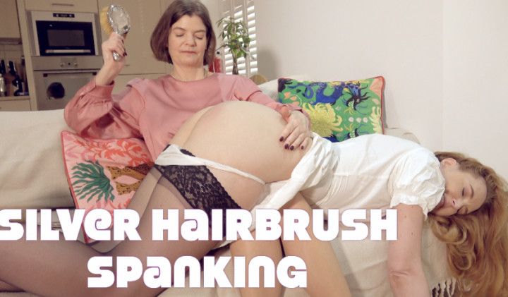 Silver-Backed Hairbrush Spanking From Miss Matthews