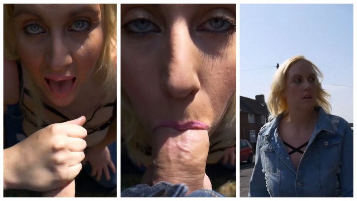 Outdoor/forest BJ w/ Cum Walk